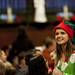 First-year Michigan student and Rowing Club member Emily Patrick participates in the Sing Along With Santa event on Saturday. Daniel Brenner I AnnArbor.com